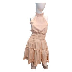 Syzri Peach Halter Dress Size XS NEW TAGS